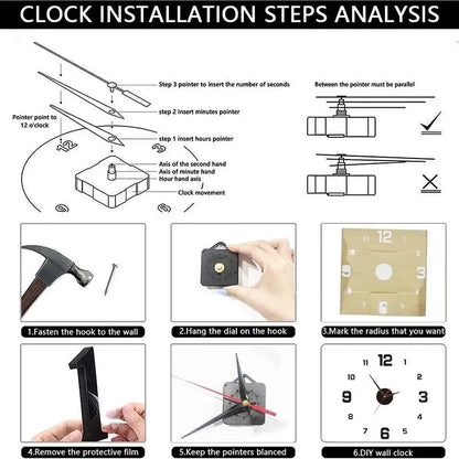 European Large Size Wall Clock