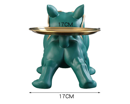 Bulldog Storage Tray French Bulldog Statue