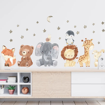 Jungle Animals Wall Stickers