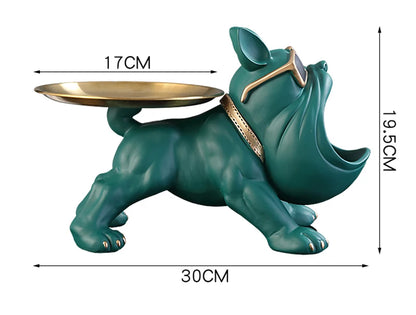 Bulldog Storage Tray French Bulldog Statue