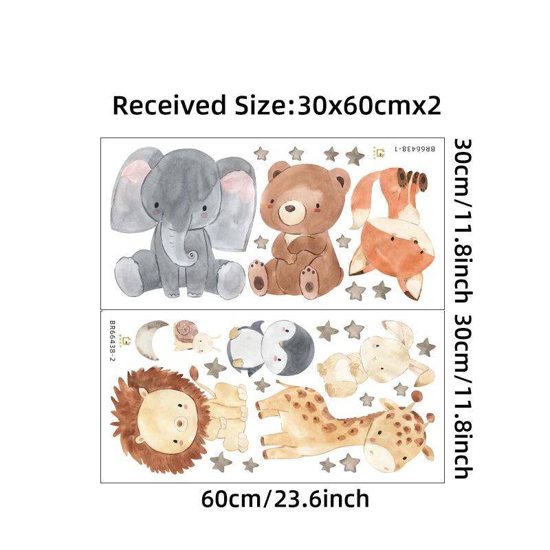 Jungle Animals Wall Stickers