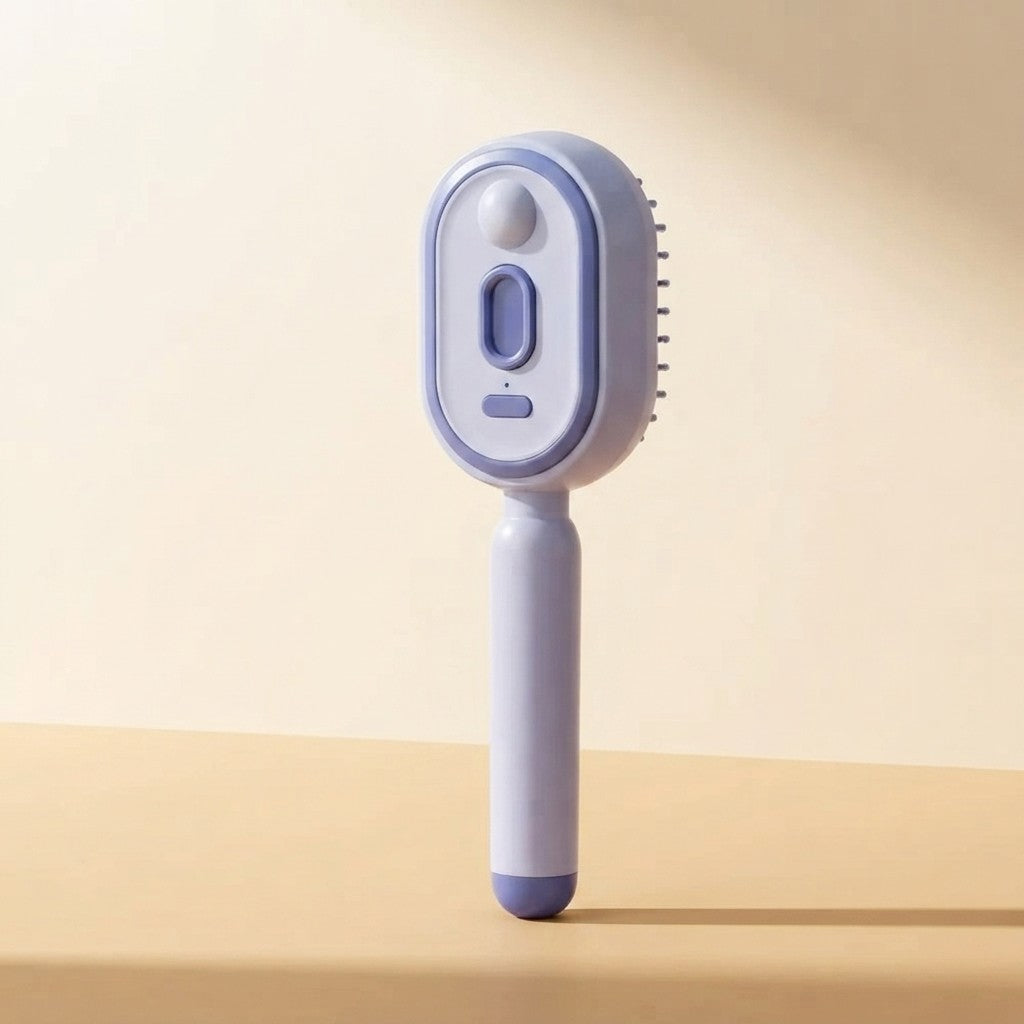 Rechargeable Electric Steam Hair Straightener Brush